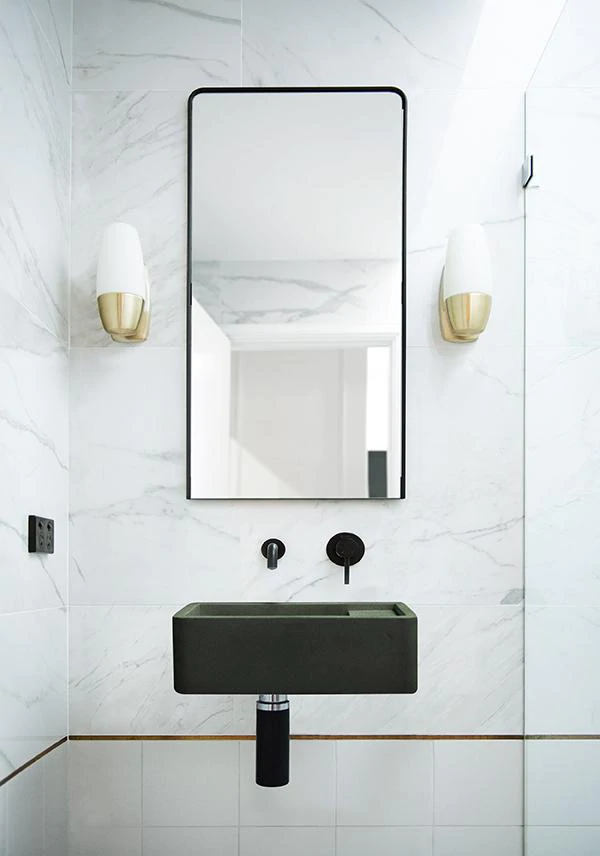 Shelf 01 Basin - Overflow - Wall Hung (Charcoal,No Tap Hole,Color)