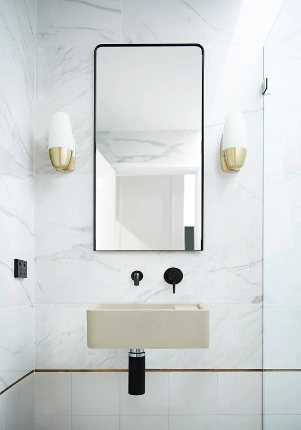 Shelf 01 Basin - Overflow - Wall Hung (Sand,No Tap Hole,Black)
