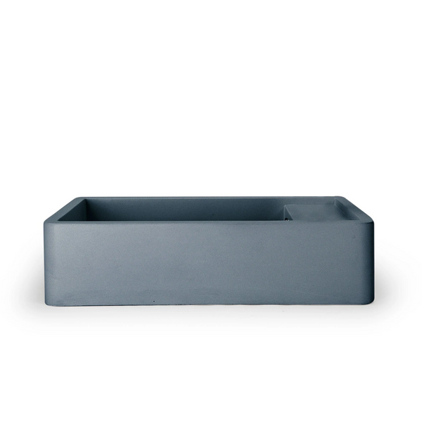 Shelf 02 Basin - Overflow - Surface Mount (Copan Blue,No Tap Hole,Black)