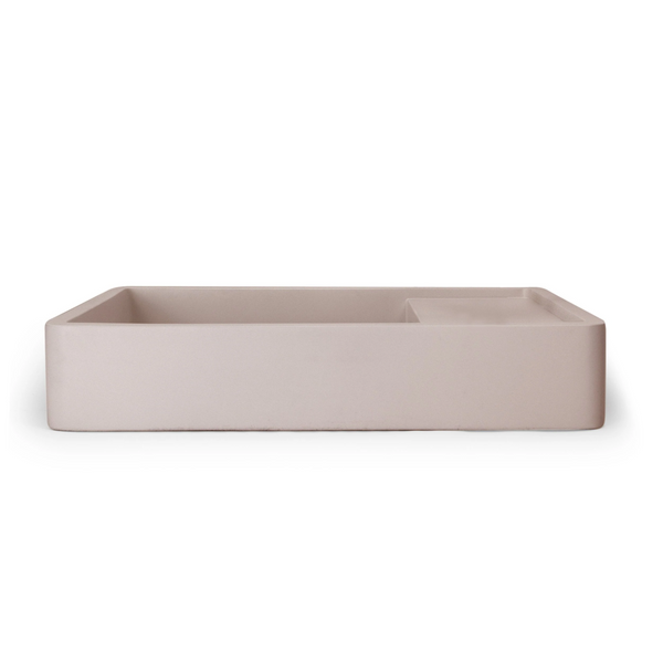 Shelf 03 Basin - Surface Mount (Blush Pink,Tap Hole,No Overflow)