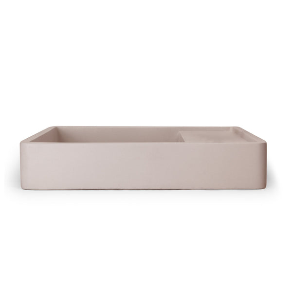 Shelf 03 Basin - Surface Mount (Blush Pink,No Tap Hole,No Overflow)