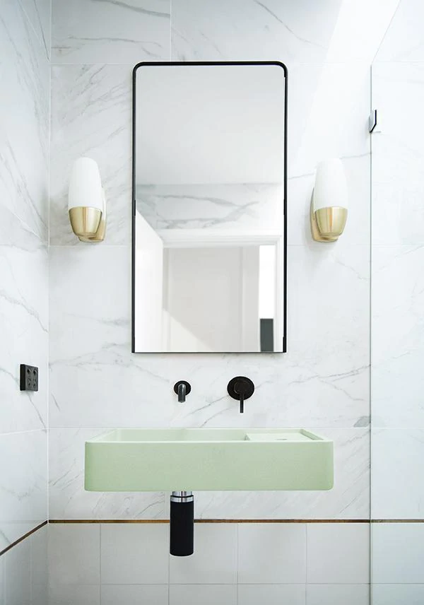 Shelf 03 Basin - Overflow - Wall Hung (Mint,Tap Hole,Black)