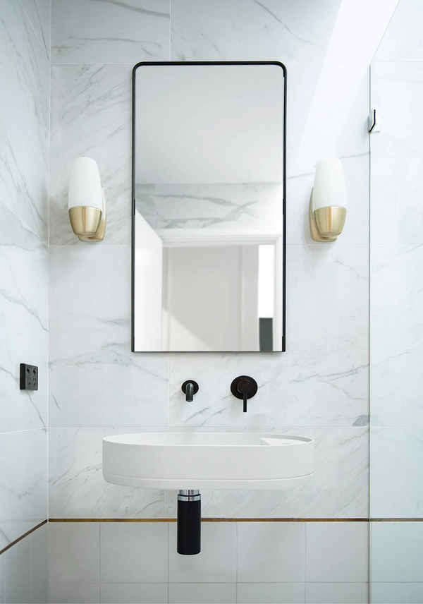 Shelf Oval Basin - Overflow - Wall Hung (Ivory,No Tap Hole,Black)