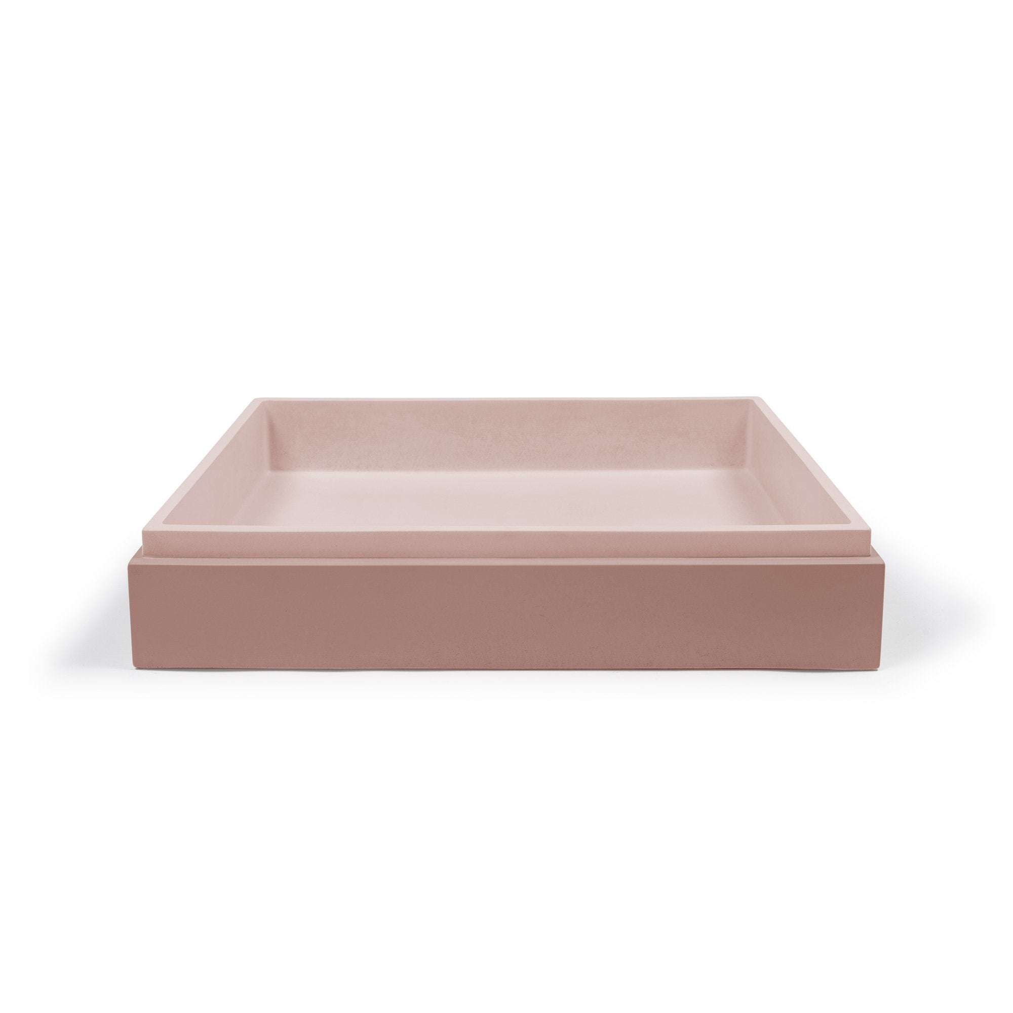 Stepp Rectangle Basin - Surface Mount (Blush Pink)