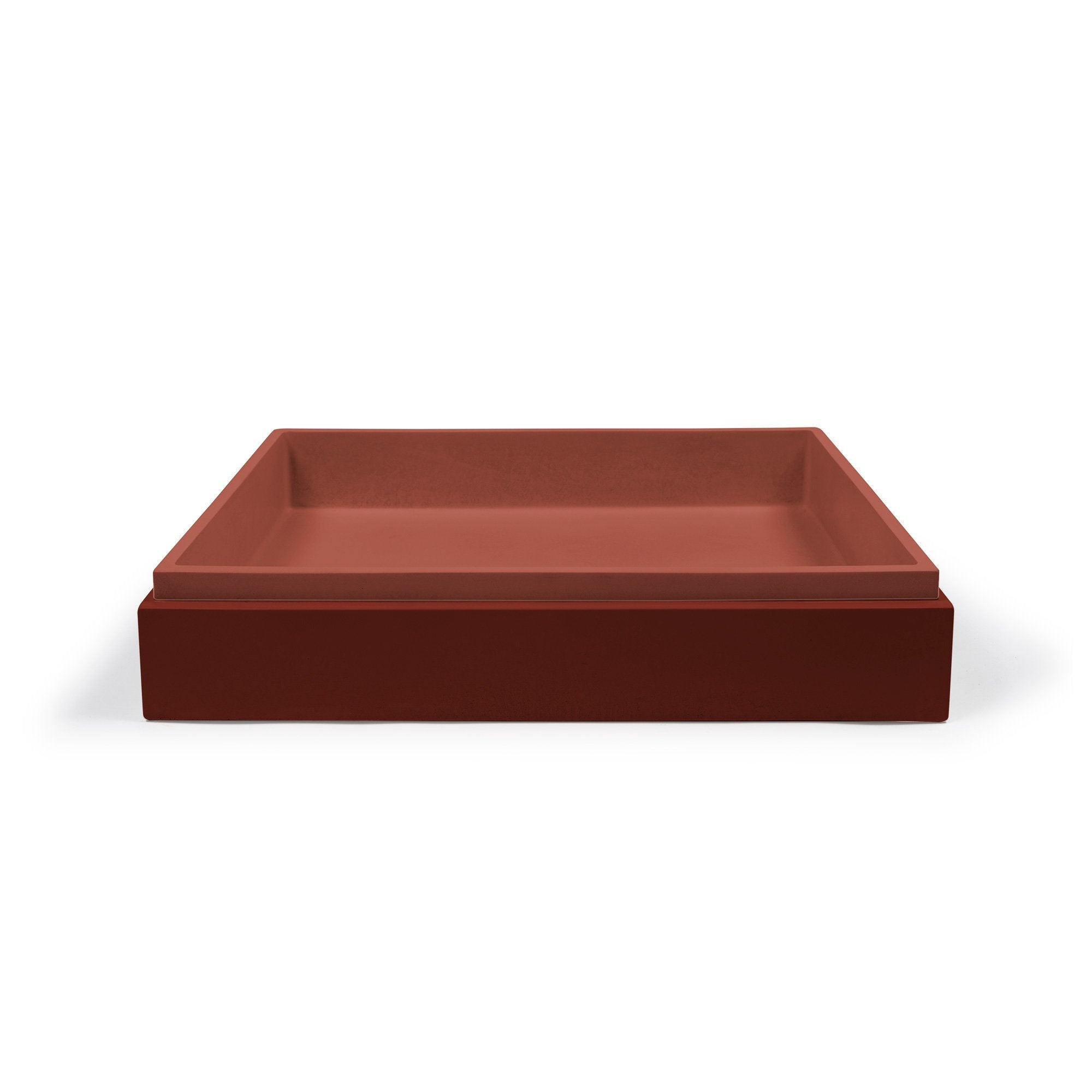 Stepp Rectangle Basin - Surface Mount (Blush Pink)