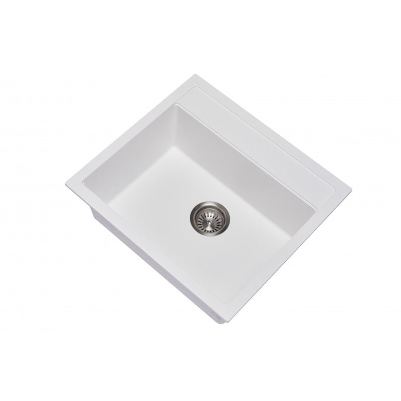 Carysil Waltz Single Bowl Granite Kitchen Sink 560*510mm