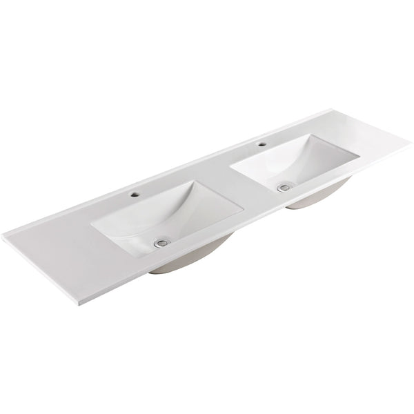 VANESSA Top Only 1800x460mm Double Bowl