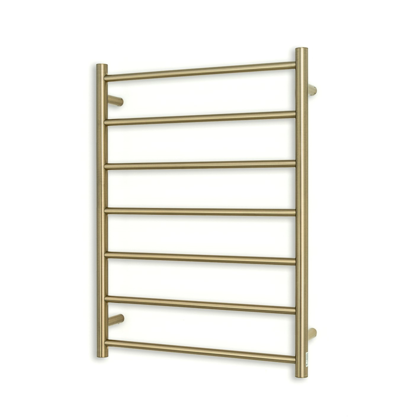 600 x 800mm Rnd Heated Towel Rail LEFT