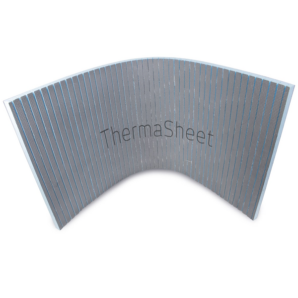 Box of 6 sheets - Prescored curved Thermasheet 2500 x 600 xd 30 mm