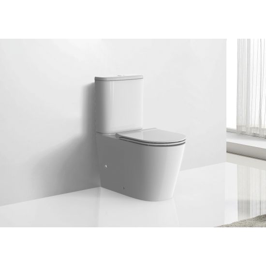 Arrow Sergio 669*384*820mm Dual Flush Washdown Two-piece Ceramic Toilet Suite Soft Closed Seat