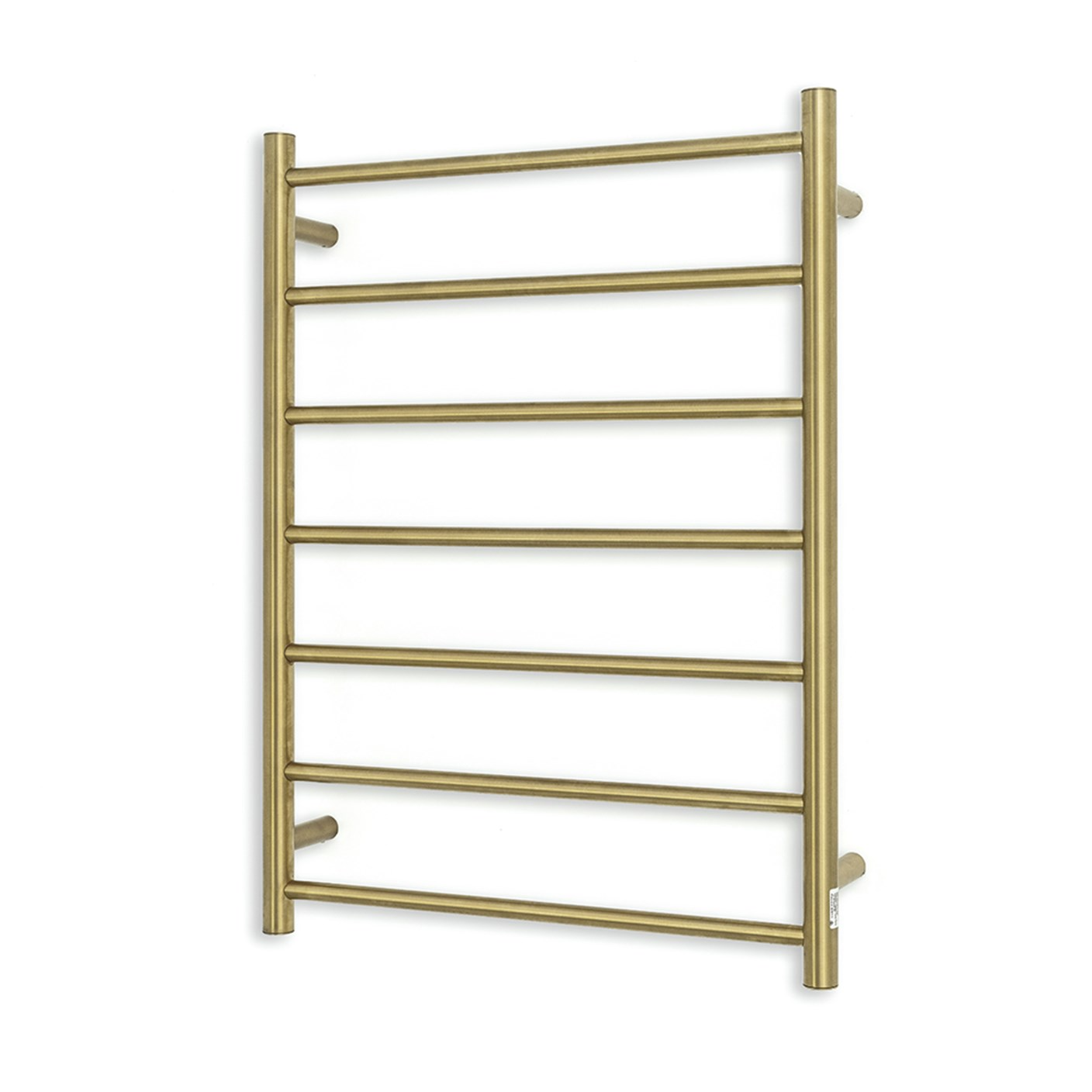 600 x 800mm Rnd Heated Towel Rail LEFT