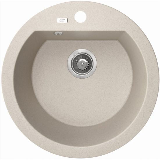 Laveo 510*205mm Granite Stone Sink Single Bowl(including Space Saving Siphon and Click-clack Plug)