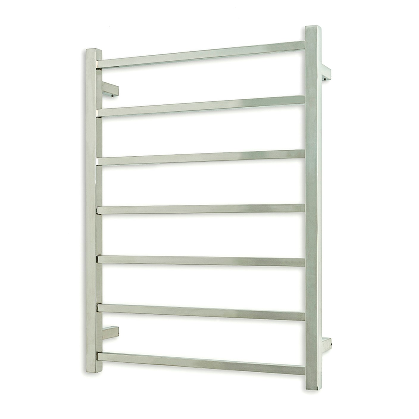 600 x 800mm Squ Heated Towel Rail LEFT